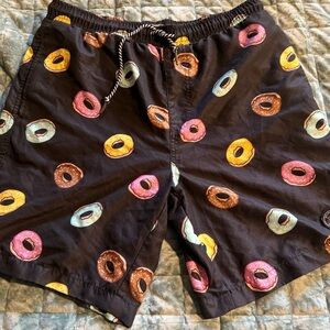 Brooklyn Cloth DONUTS Men’s Volley Swim Trunks Shorts M